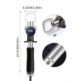 Stainless Steel Multifunctional Fish Gripper Pliers With Spring Scale; Fishing Tool Accessories